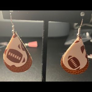 Custom Made Football Earrings